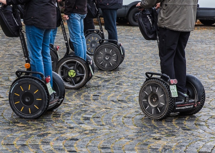 team building entreprise électrique segway trottinette groupe ballade 