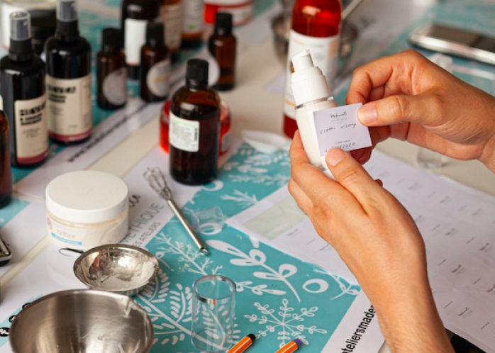 Team-building création de produits de beauté naturels